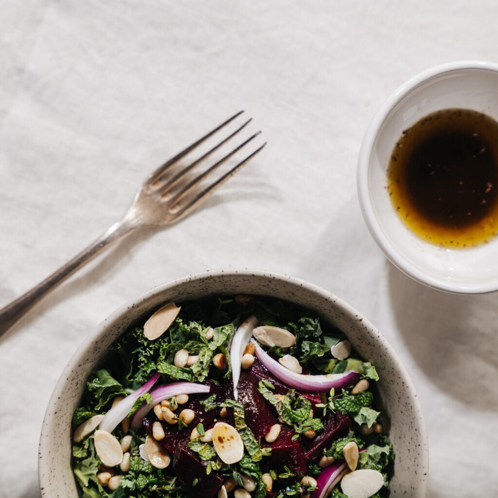 Salade Kale vinaigrette Moccha Glow