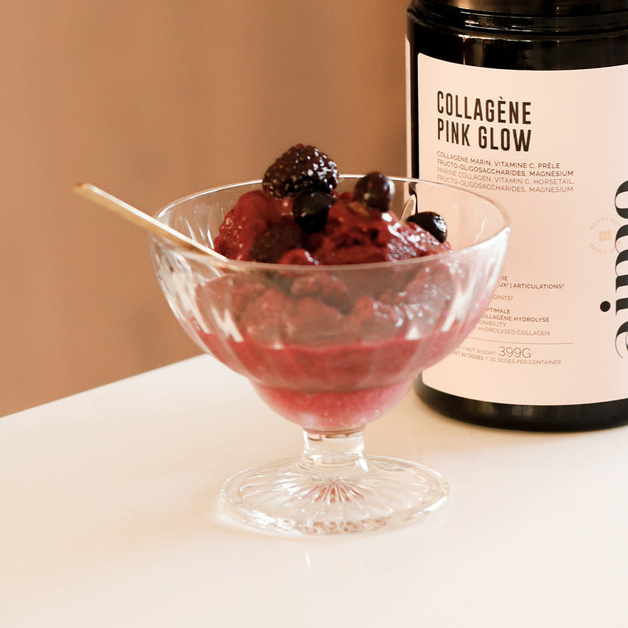 Le Sorbet Pink Glow Red Berries au Collagène Pink Glow