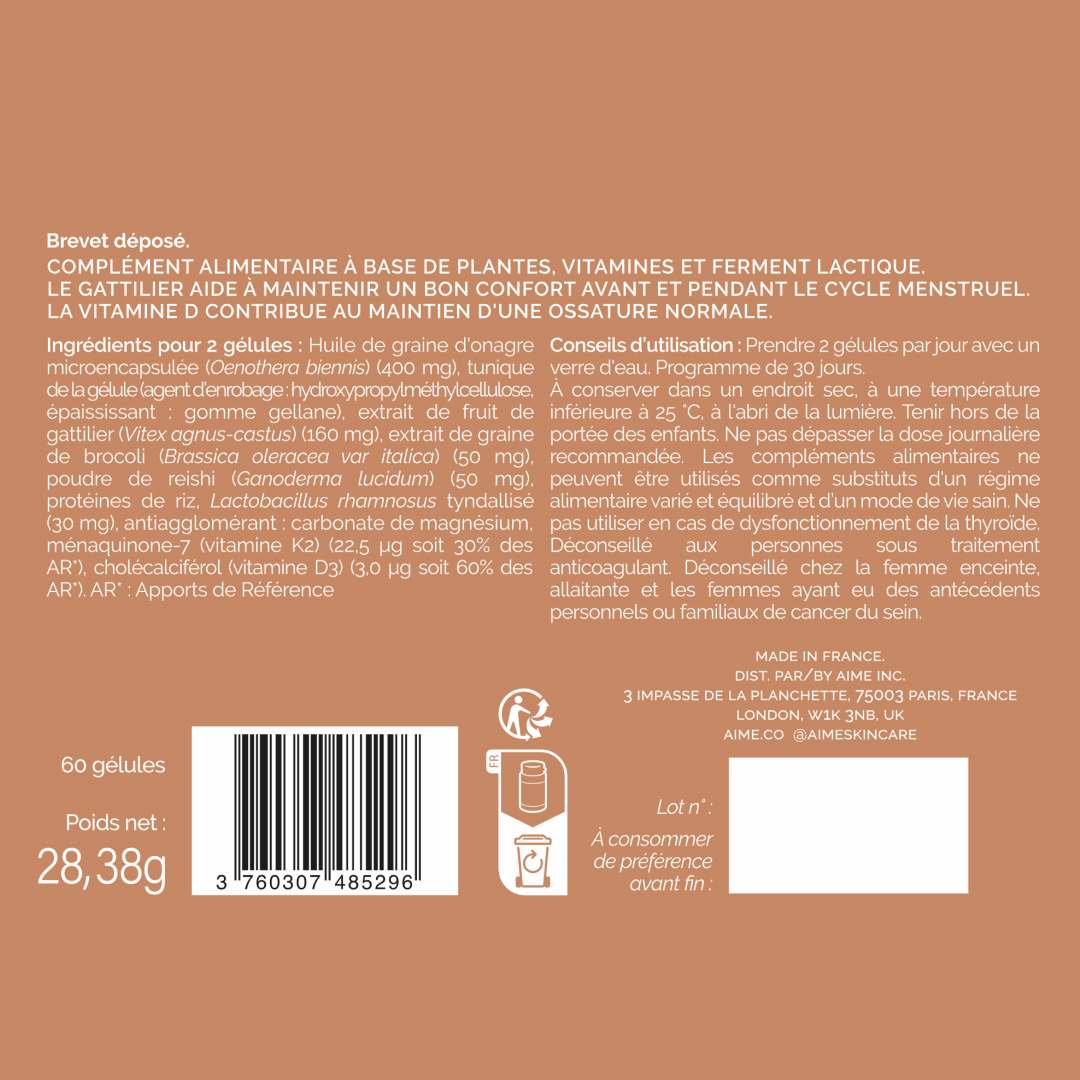 Complément alimentaire acné hormonale, Balance & Glow