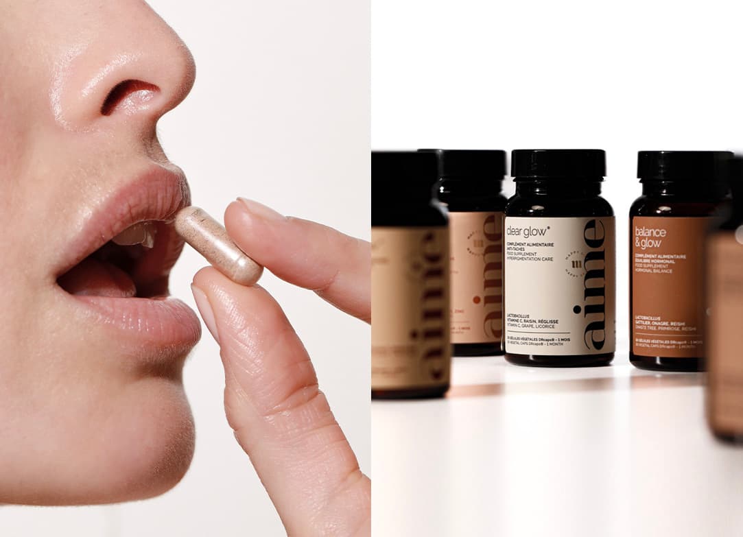 Produits cosmétiques et compléments alimentaires - Aime