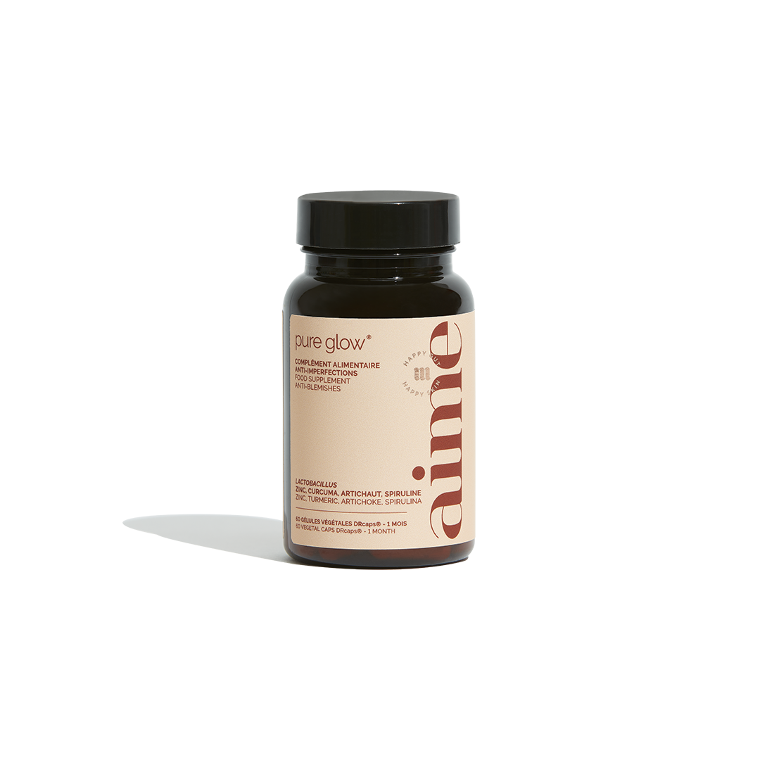 Pure Glow, skin supplement for acne - Aime Pure Glow, skin supplement for acne - Aime