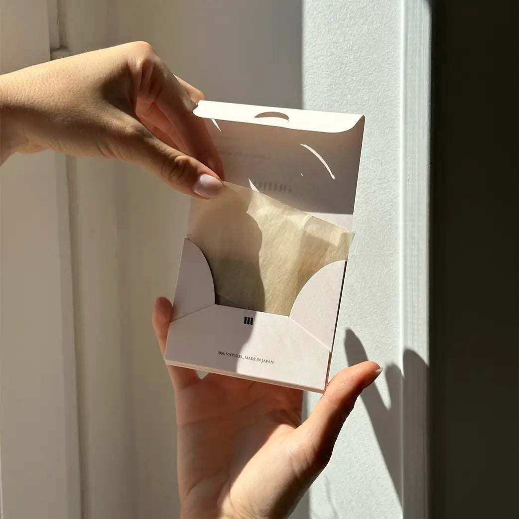 Silk blotting papers