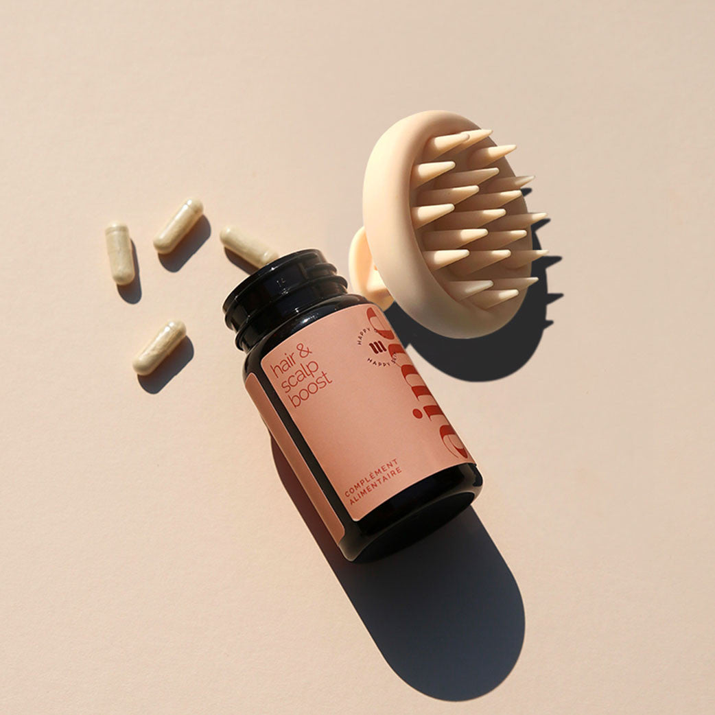 Duo Hoofdhuidmassageborstel en Haar- en Hoofdhuidboost