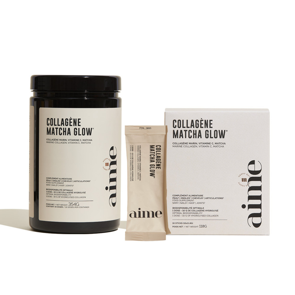 Matcha Glow, collagen skin & hair supplement - Aime