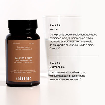 Complément alimentaire équilibre hormonal, Balance & Glow 28