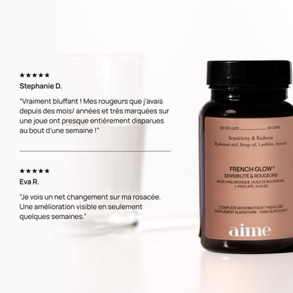 Complément alimentaire rougeurs et sensibilité, French Glow 20