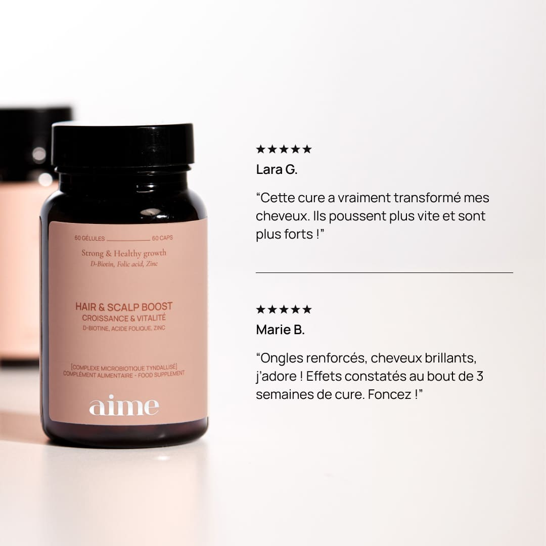 Complément alimentaire cheveux, Hair & Scalp Boost 