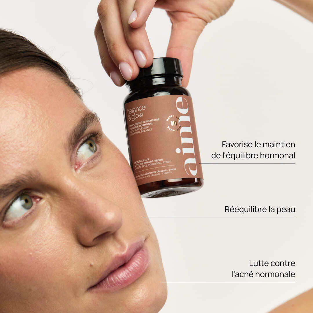 Complément alimentaire acné hormonale, Balance & Glow 