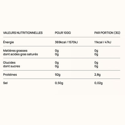 Collagen tripeptides neutral 11
