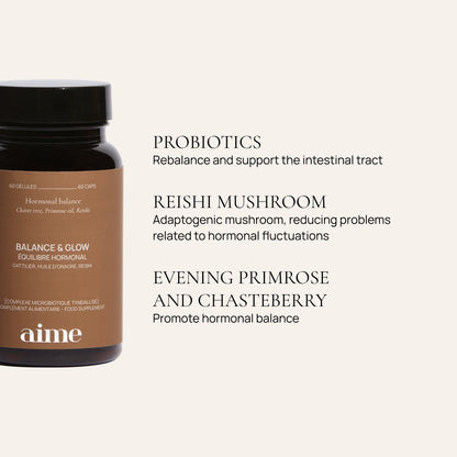 Hormonal supplement, Balance & Glow 5