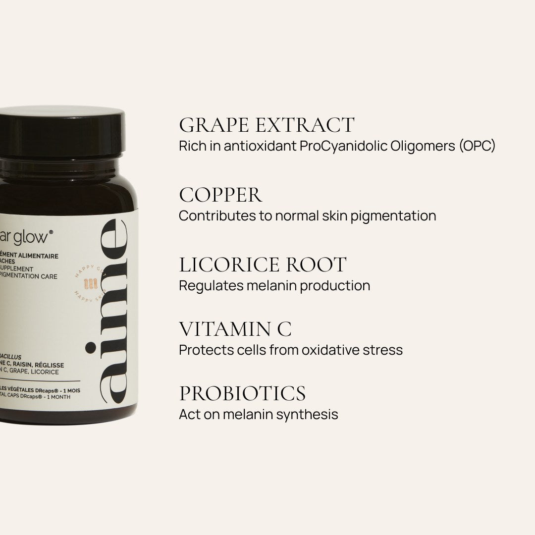 Anti-dark spot dietary supplement, Clear Glow® 