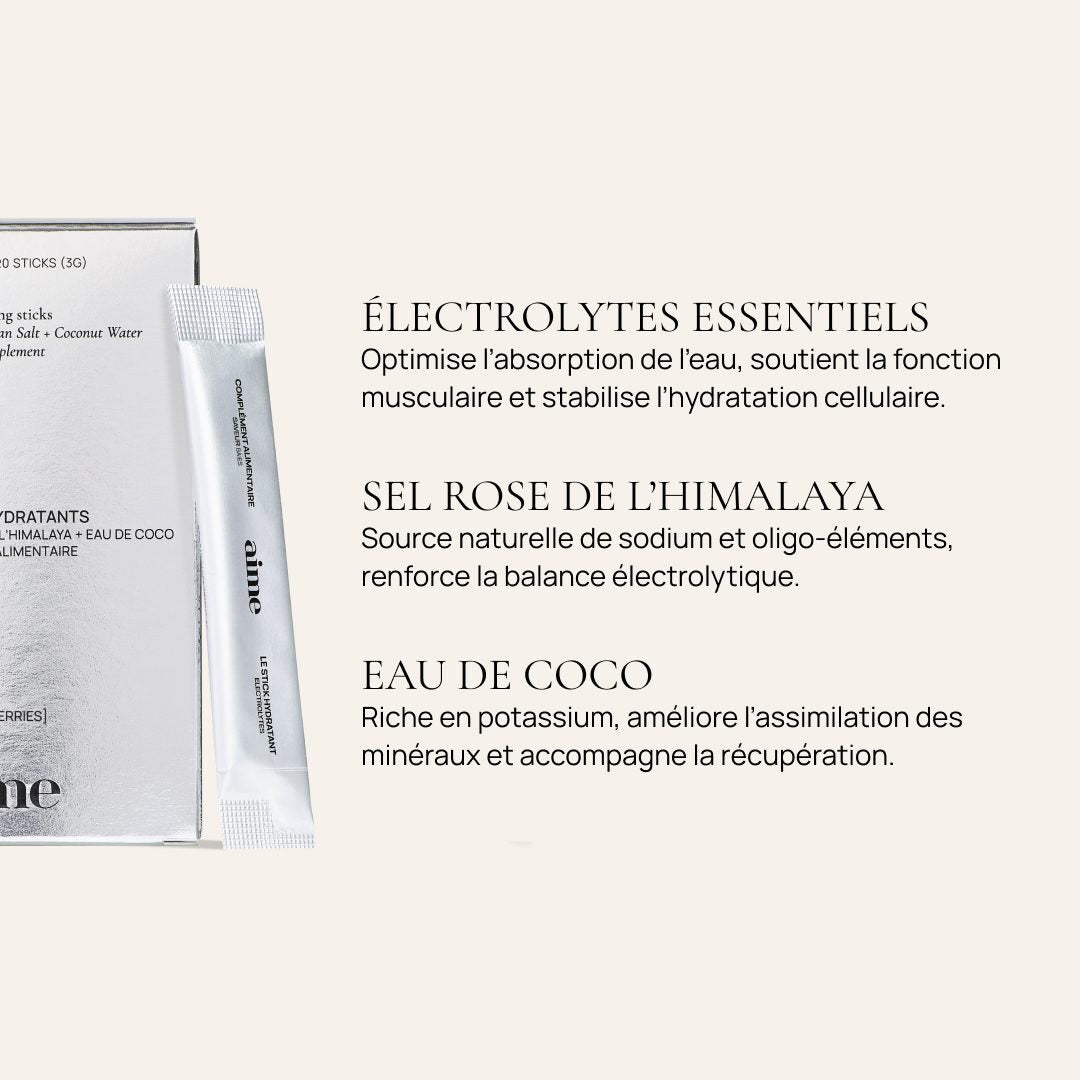 Les sticks hydratants 