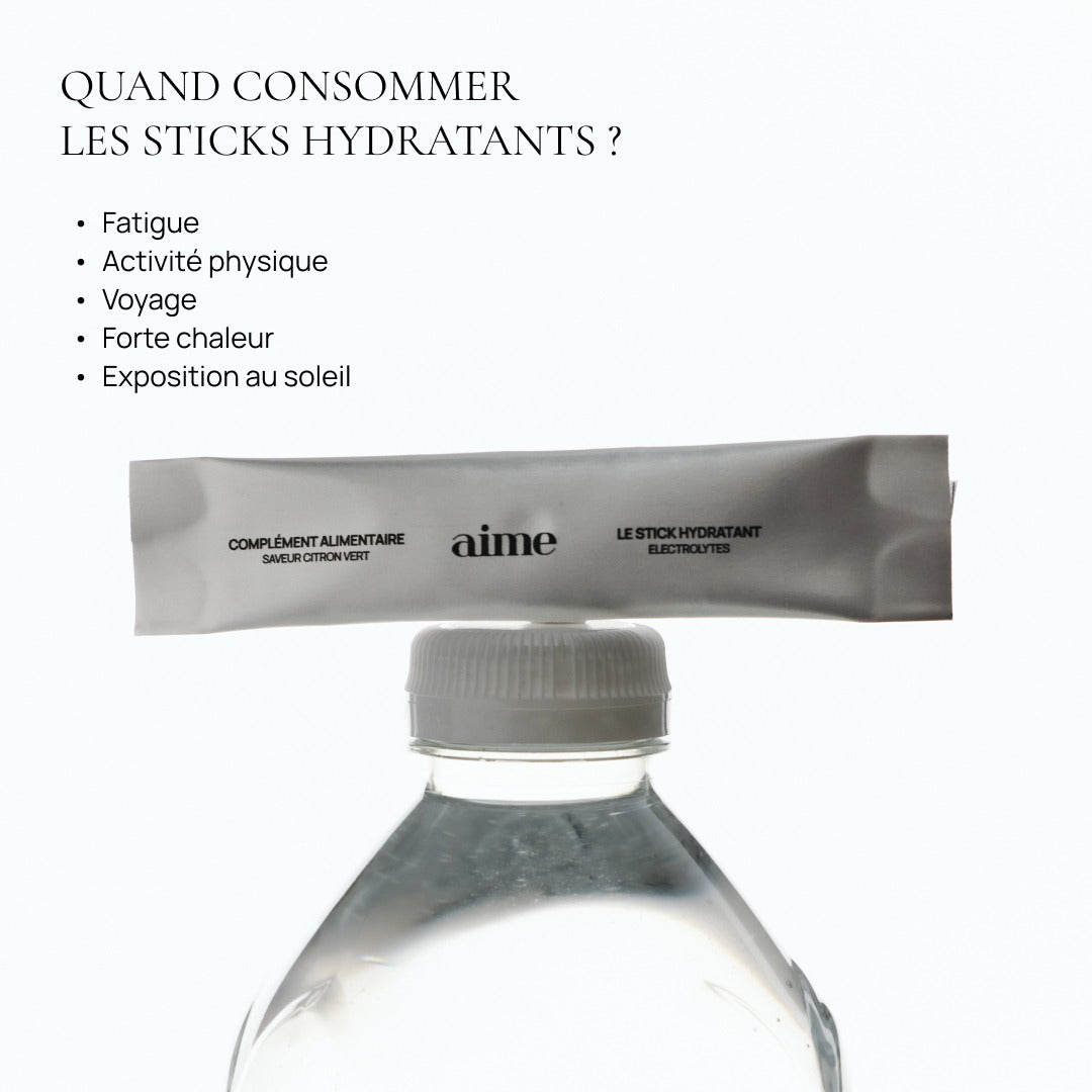 Les sticks hydratants 