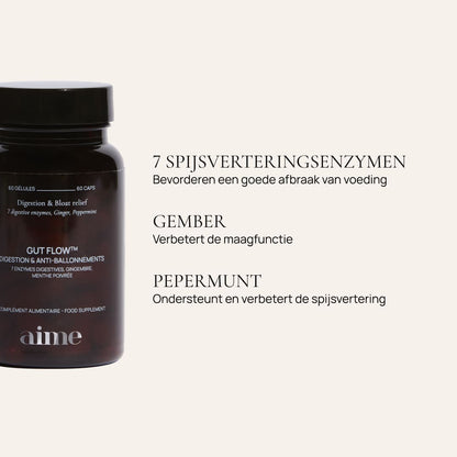 Trio Voedingssupplement voor de spijsvertering, Gut Flow™ 8