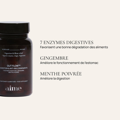 Complément alimentaire digestion, Gut Flow™ 6