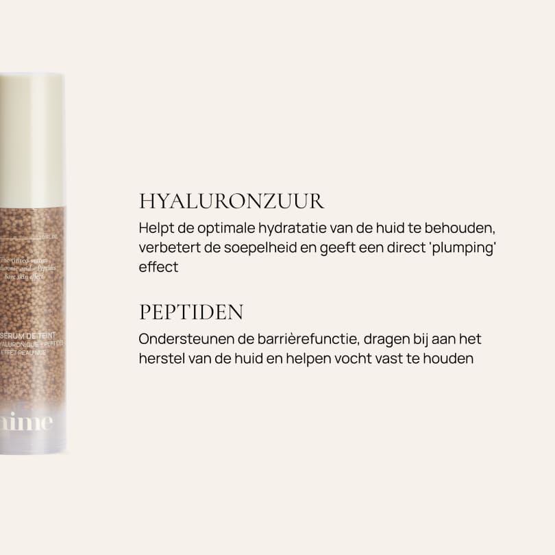 The tinted serum 