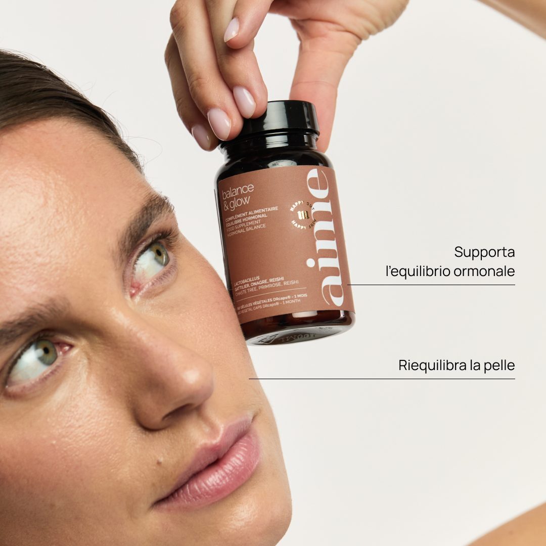 Integratore alimentare acne ormonale, Balance & Glow 