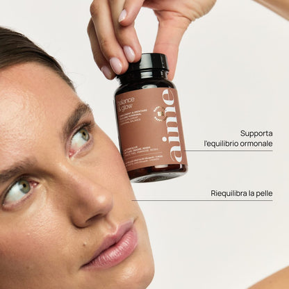 Integratore alimentare acne ormonale, Balance & Glow 2