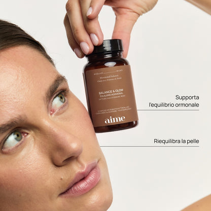 Integratore alimentare acne ormonale, Balance & Glow 