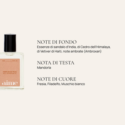 PARFUM DE PEAU, flacone roll-on 