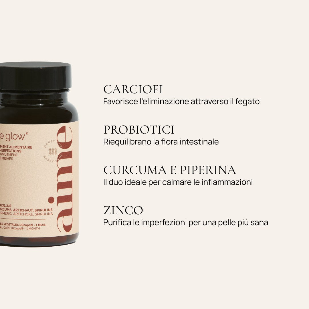 Integratore alimentare acne, Pure Glow 