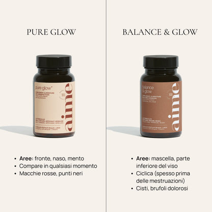 Integratore alimentare acne, Pure Glow 19