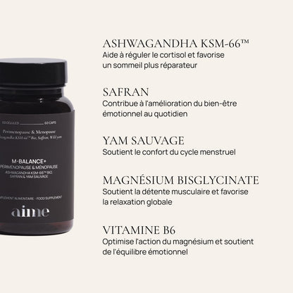 Complément ménopause et périménopause, M-Balance+ 6