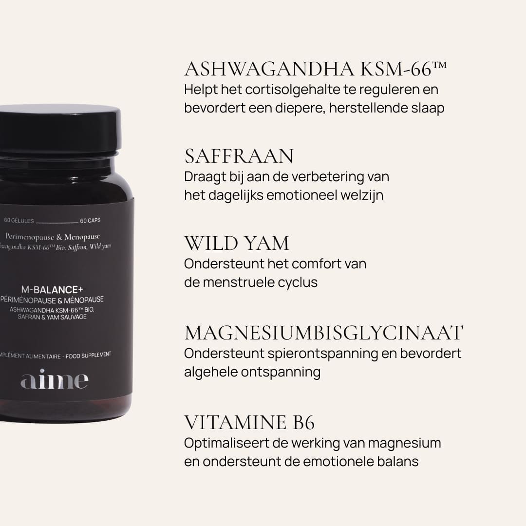 Voedingssupplement menopauze en perimenopauze, M-Balance+ 