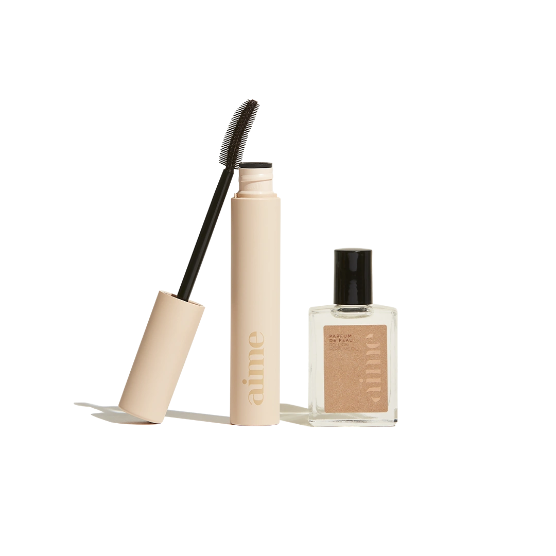 Duo Mascara tubing & Parfum de peau roll-on 