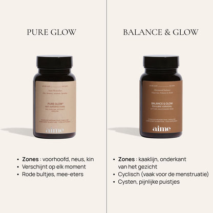 Acne voedingssupplement, Pure Glow  27