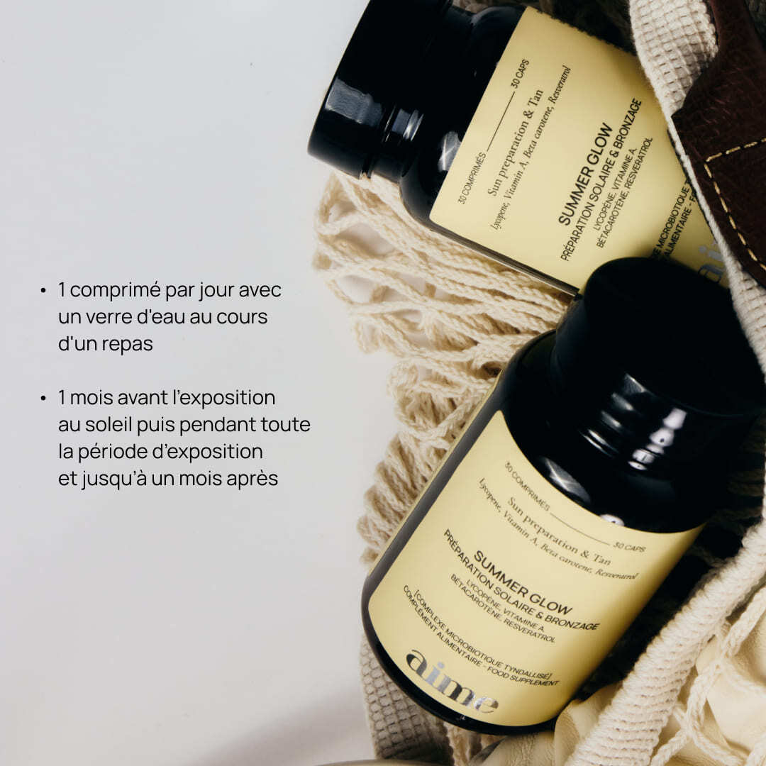 Compléments alimentaire solaire, Trio Summer Glow 